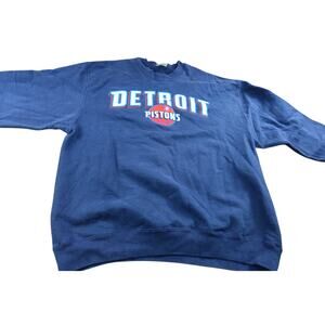 Detroit Pistons Vintage Blue Sweatshirt Men's S